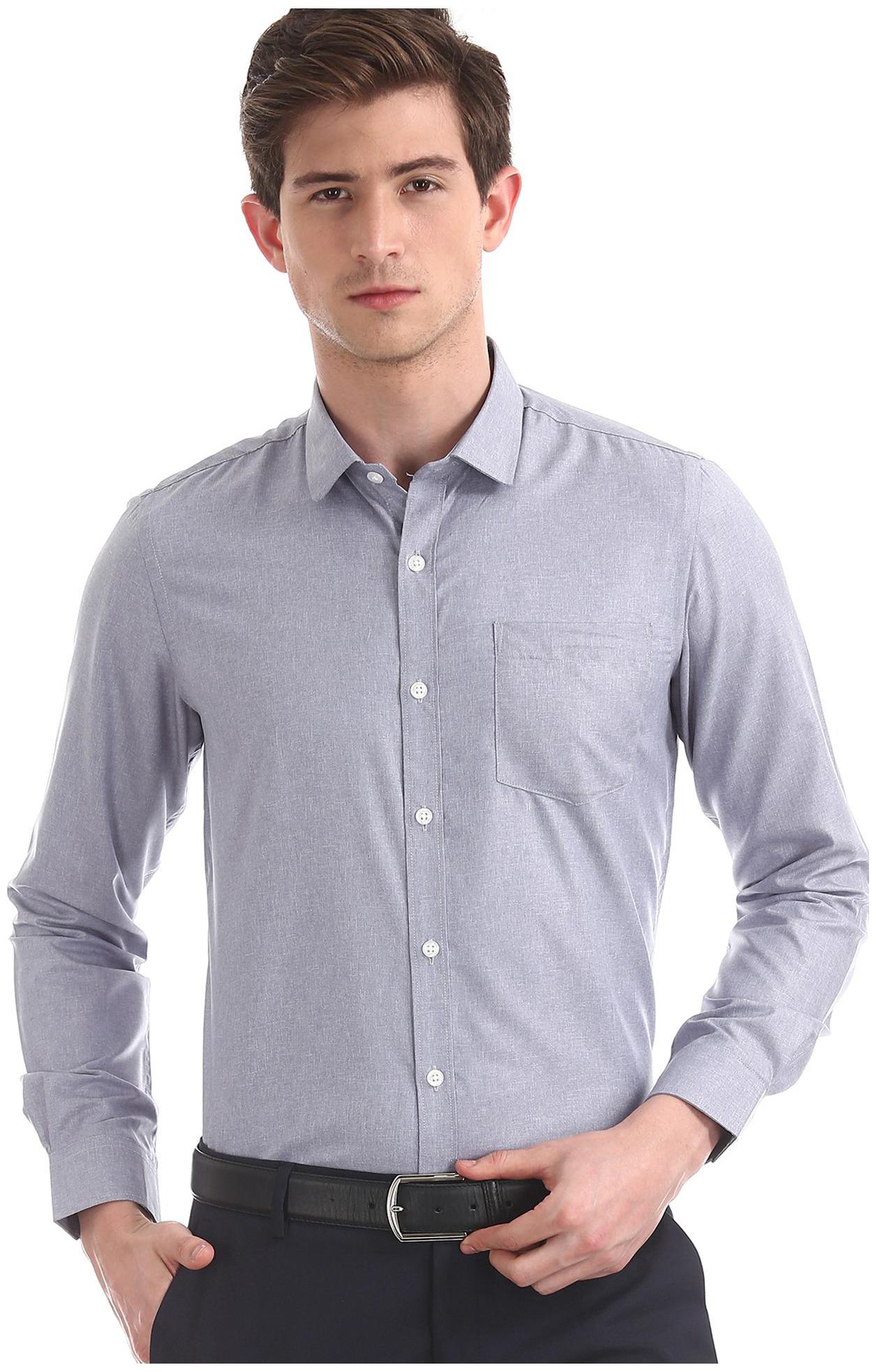 

Excalibur Men Regular fit Formal Shirt - Blue