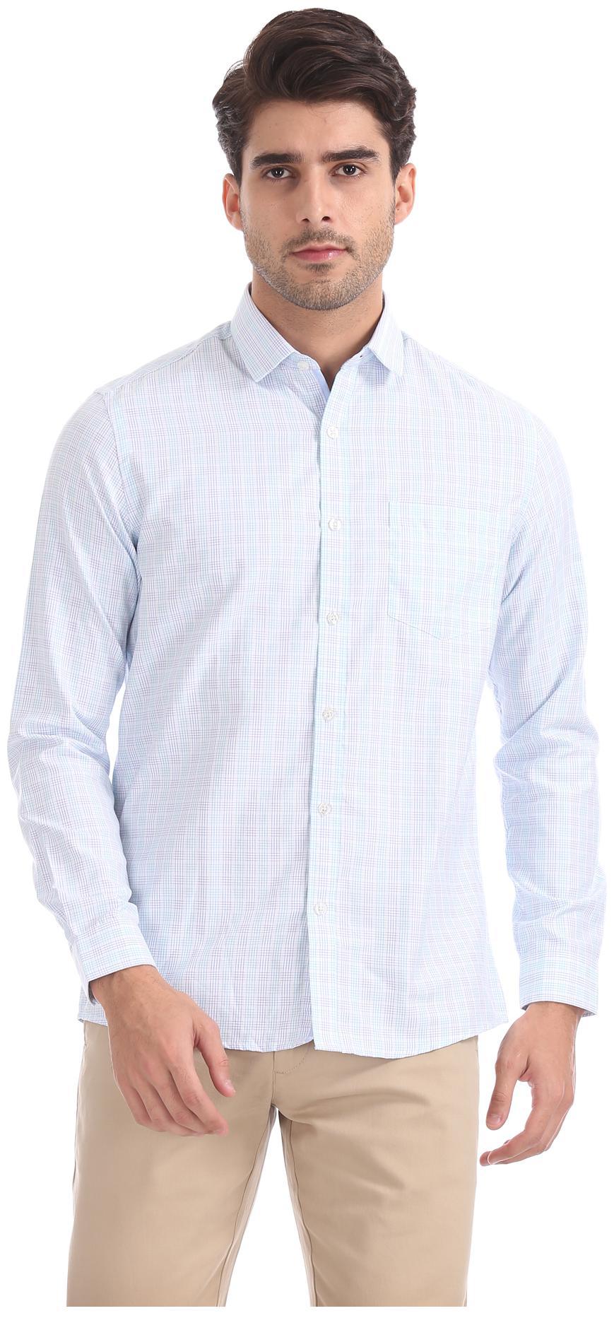 

Excalibur Men Regular fit Formal Shirt - White