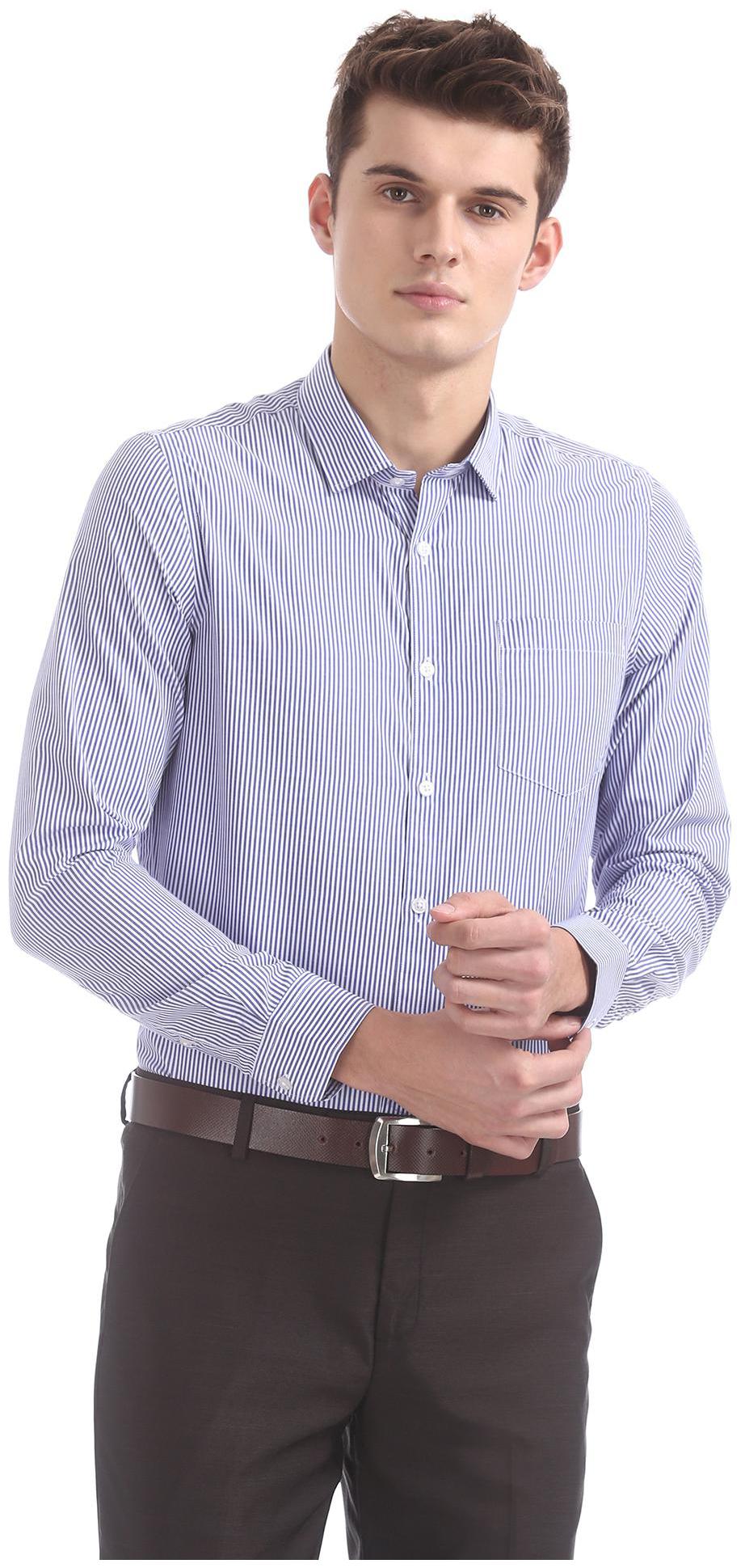 

Excalibur Men Regular fit Formal Shirt - Blue