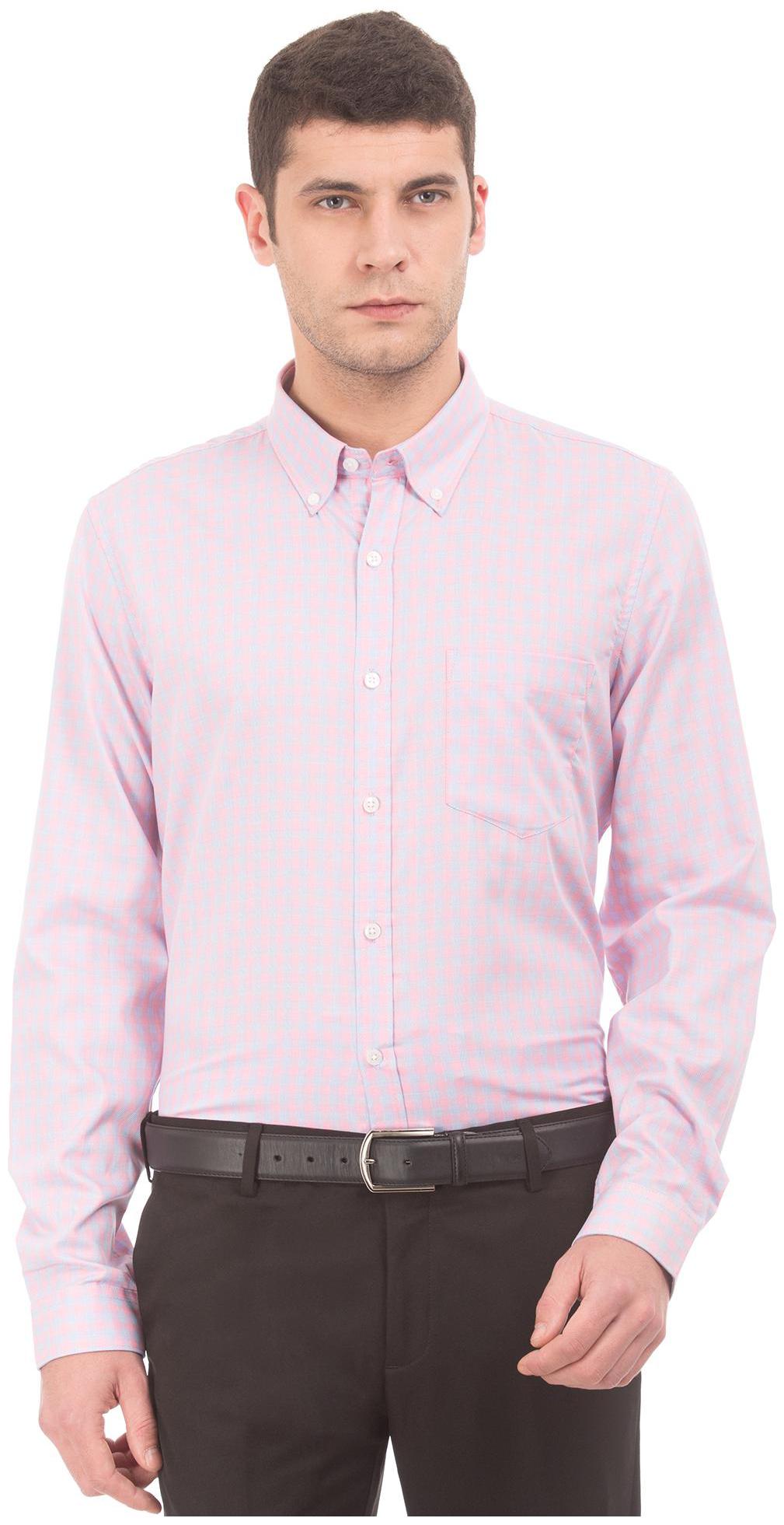 

Excalibur Men Slim fit Formal Shirt - Pink