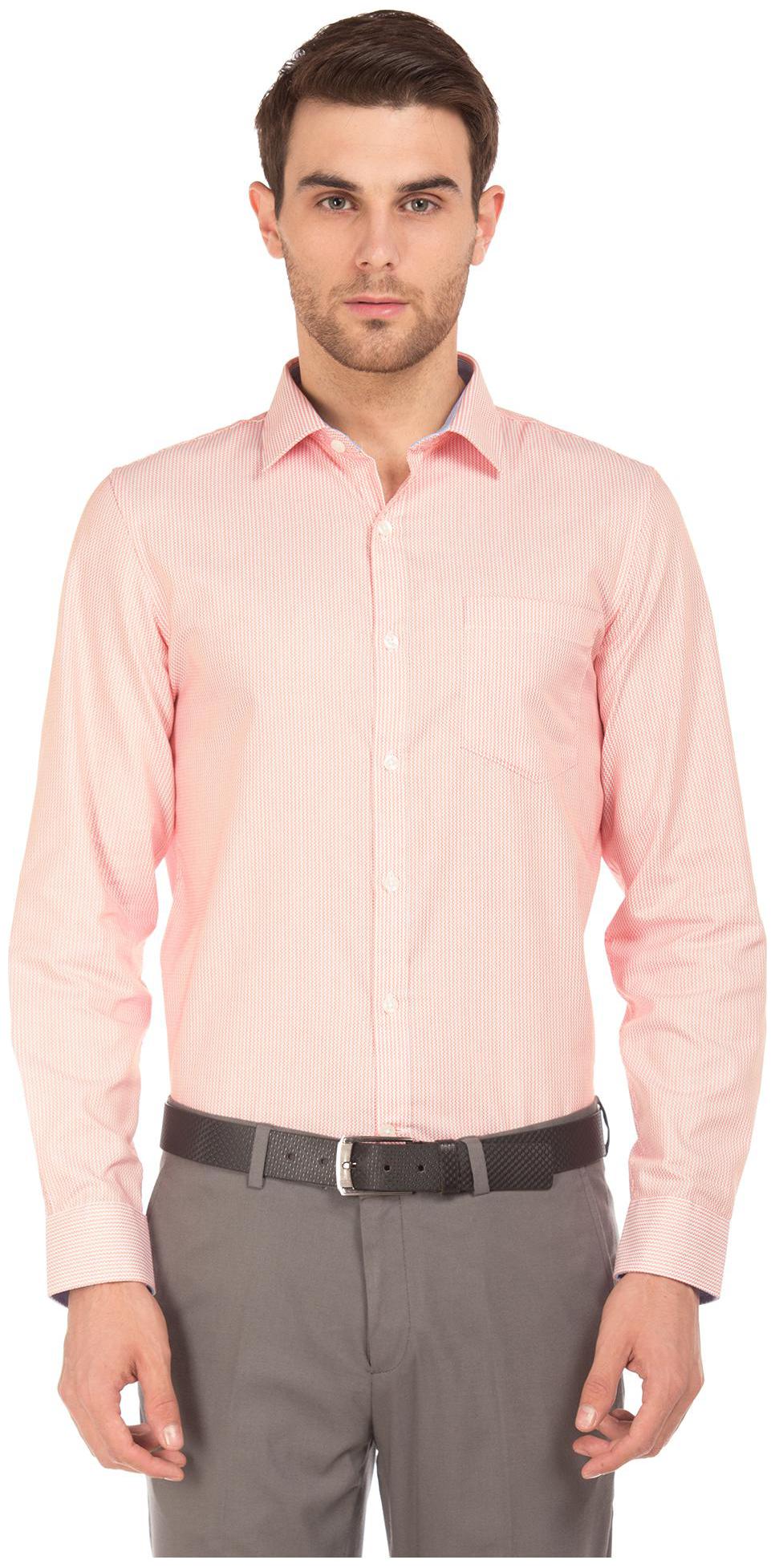 

Excalibur Men Slim fit Formal Shirt - Orange