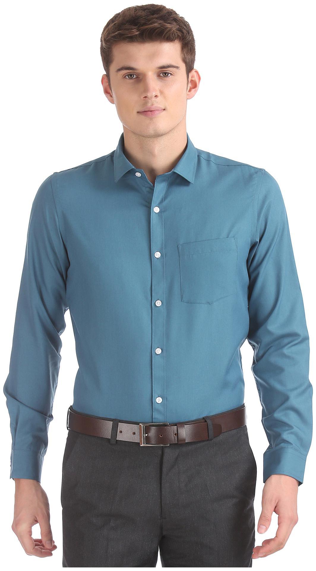 

Excalibur Men Regular fit Formal Shirt - Blue