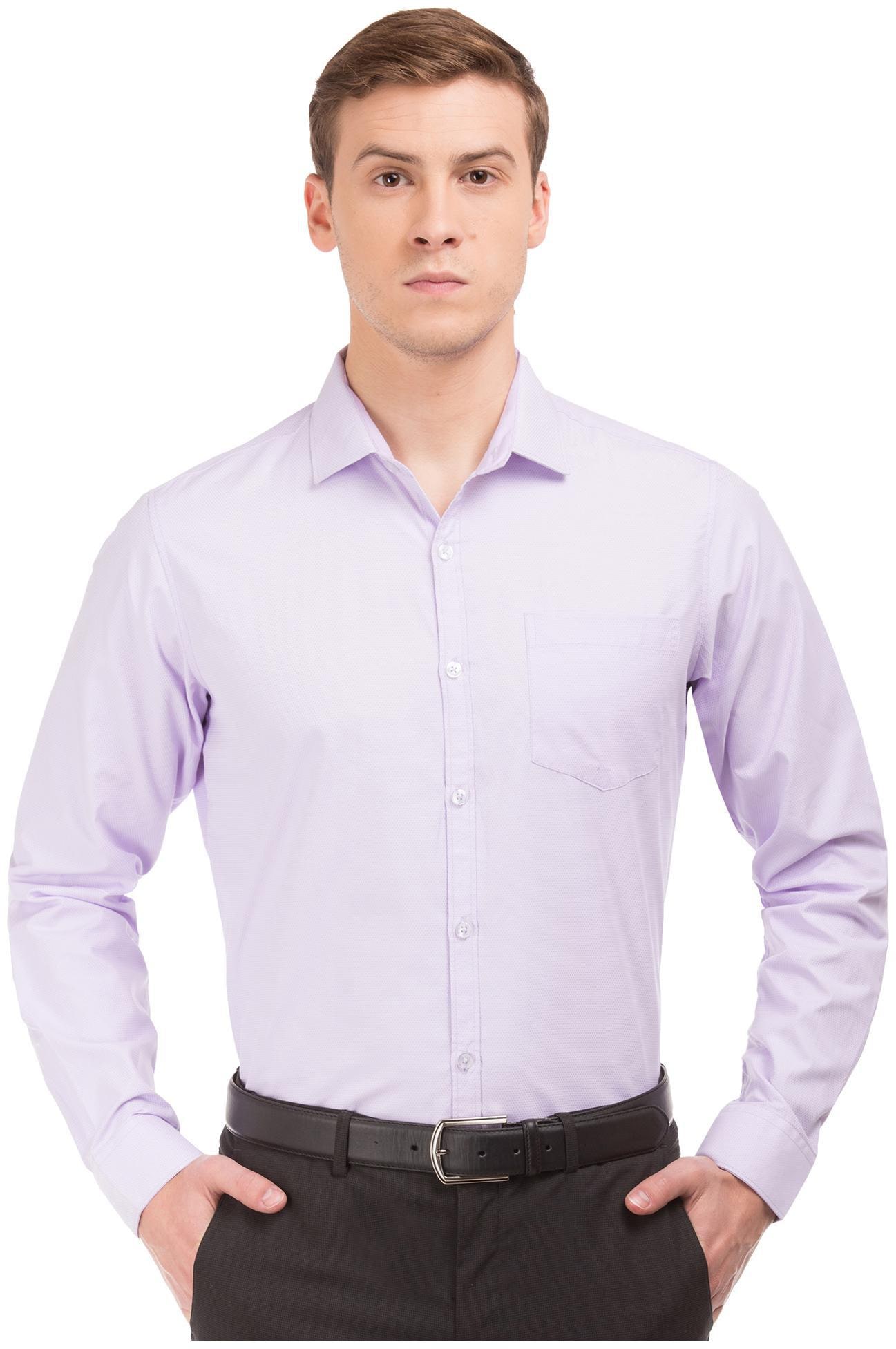 

Excalibur Men Slim fit Formal Shirt - Purple