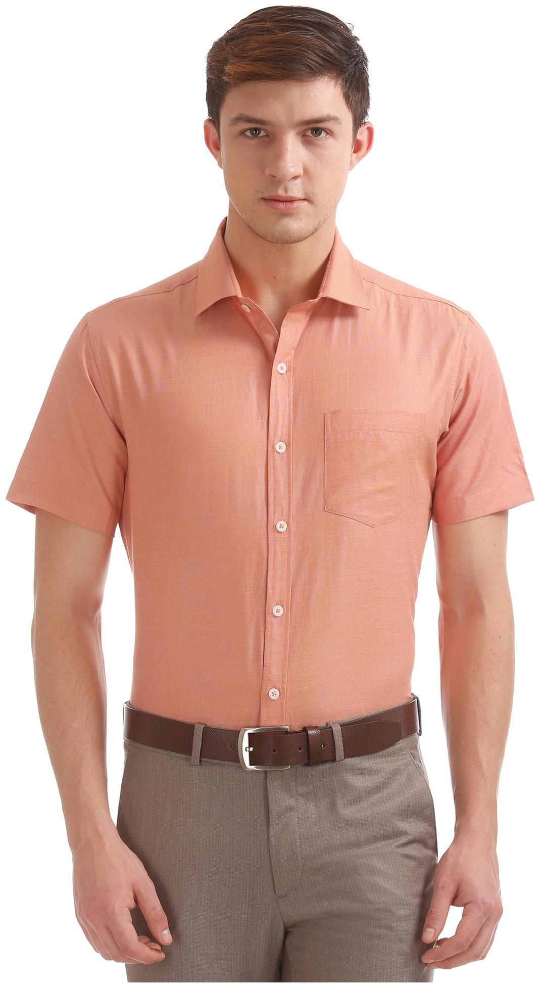 

Excalibur Men Regular fit Formal Shirt - Red