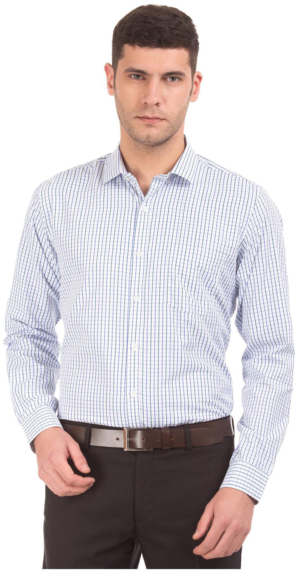 

Excalibur Men Slim fit Formal Shirt - White