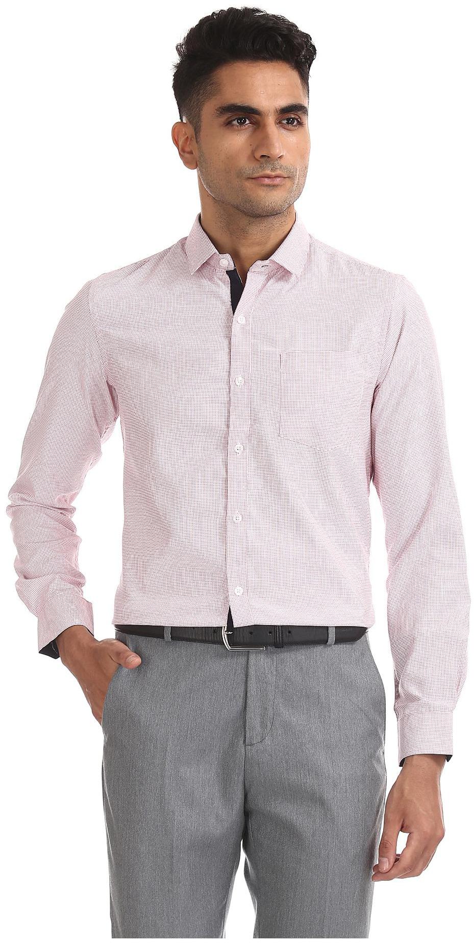 

Excalibur Men Regular fit Formal Shirt - White