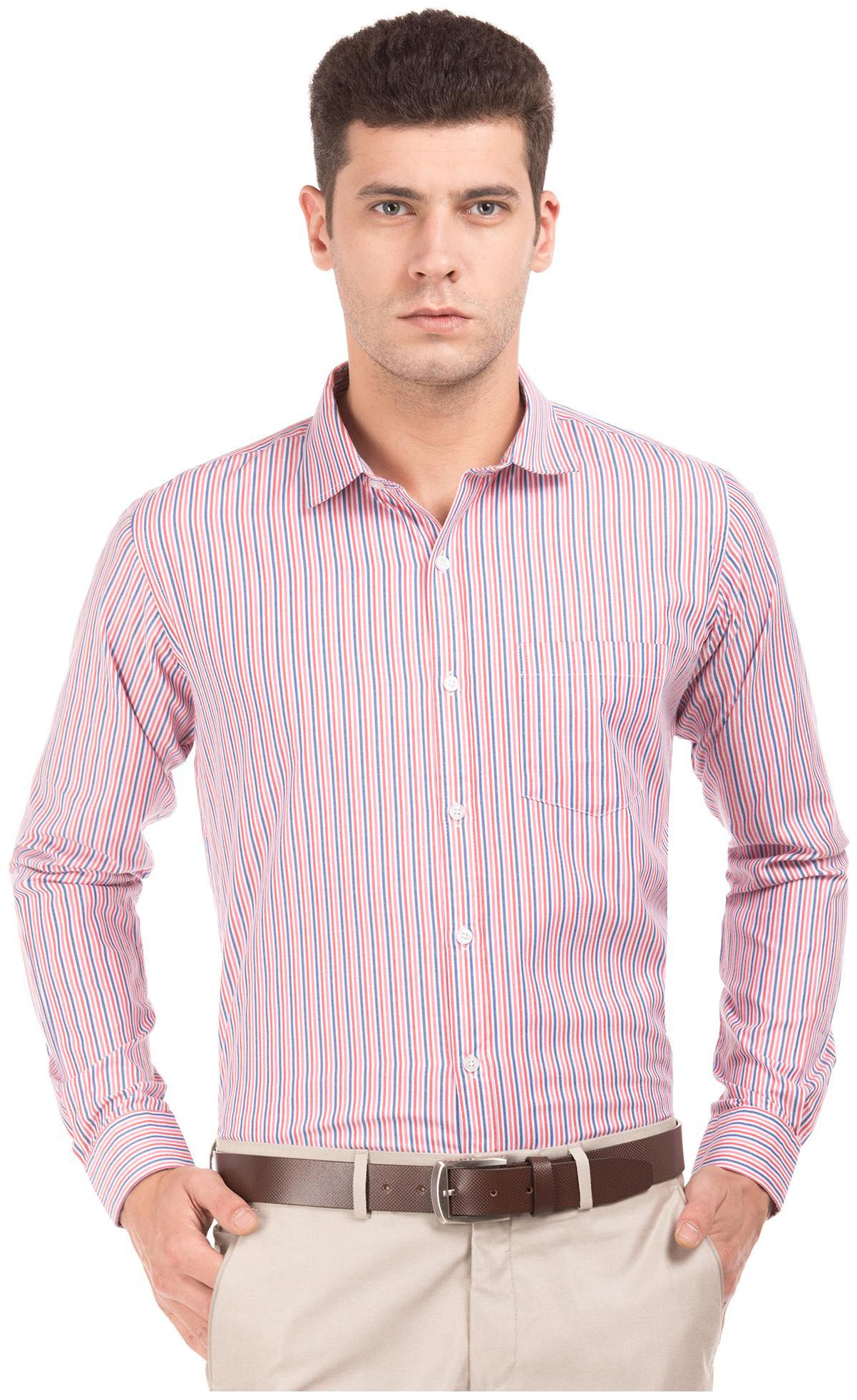 

Excalibur Men Slim fit Formal Shirt - Red