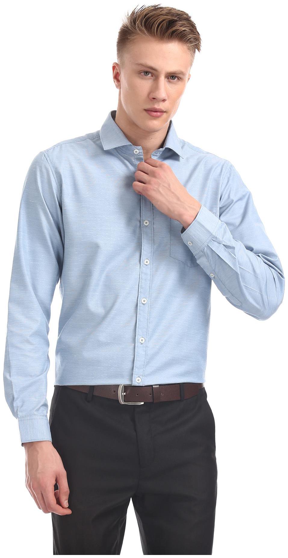 

Excalibur Men Regular fit Formal Shirt - Blue