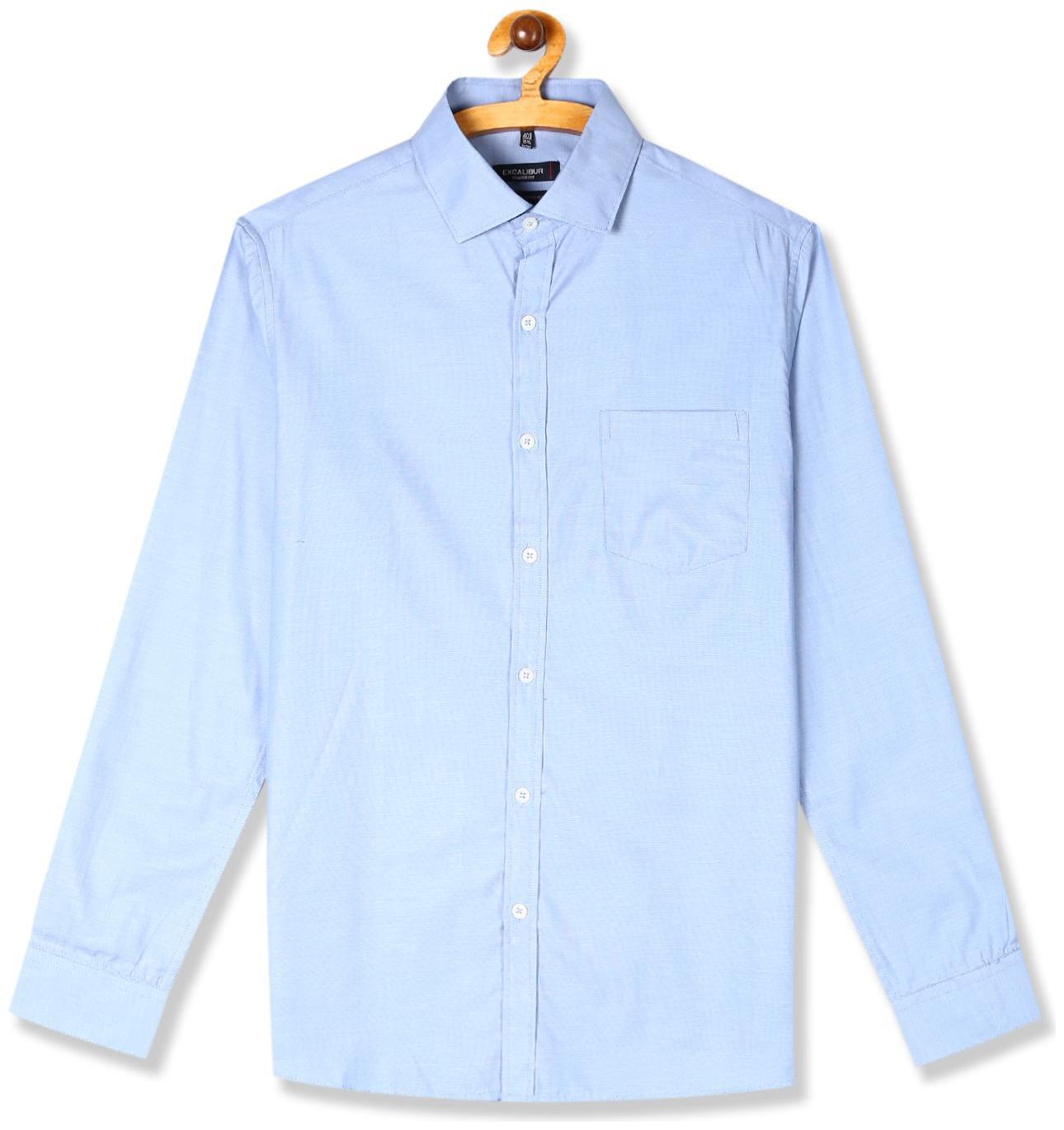 

Excalibur Men Regular fit Formal Shirt - Blue