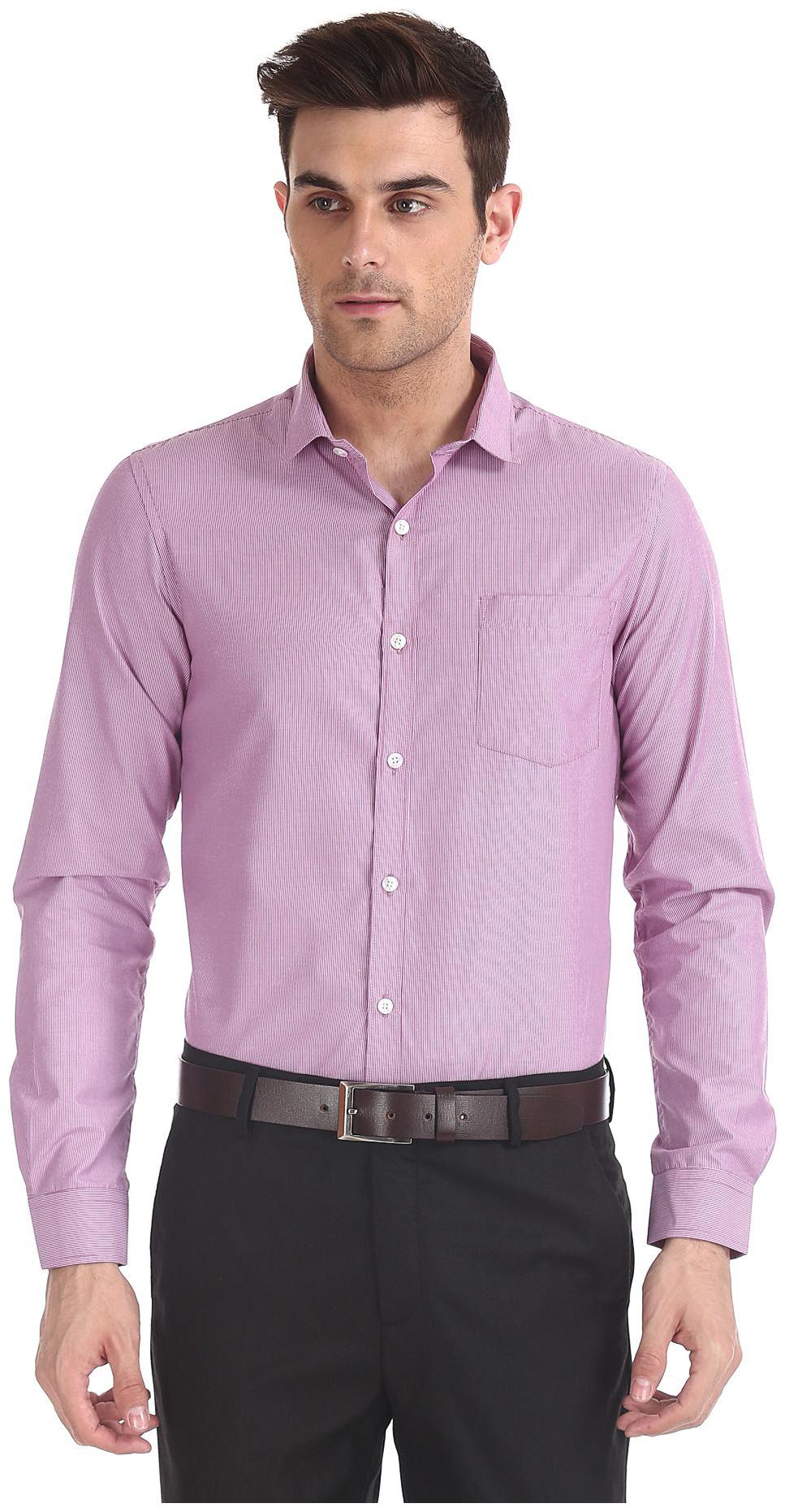 

Excalibur Men Regular fit Formal Shirt - Purple