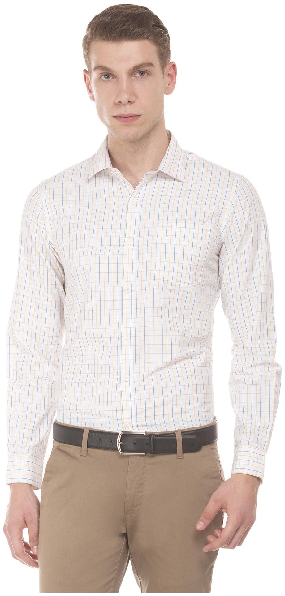 

Excalibur Men Slim fit Formal Shirt - White