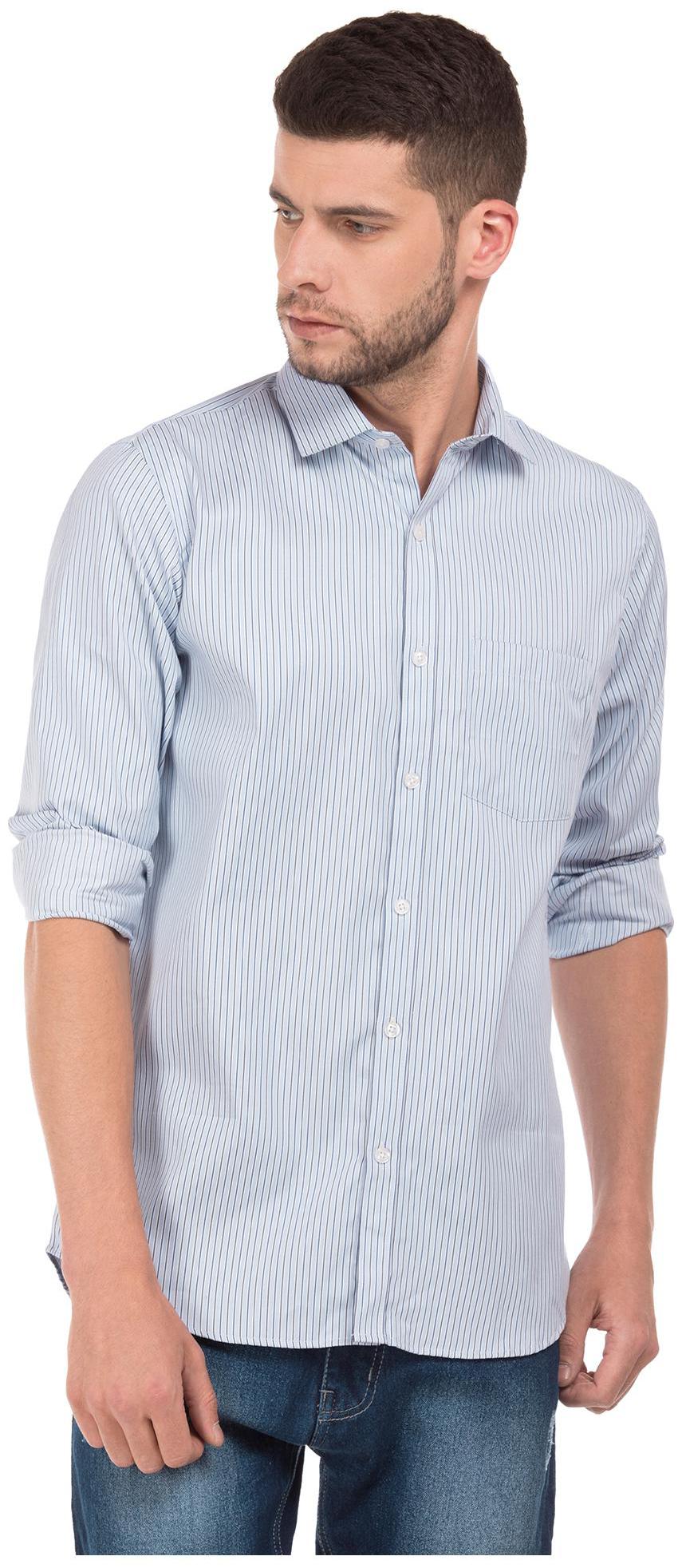 

Excalibur Men Slim fit Formal Shirt - Blue