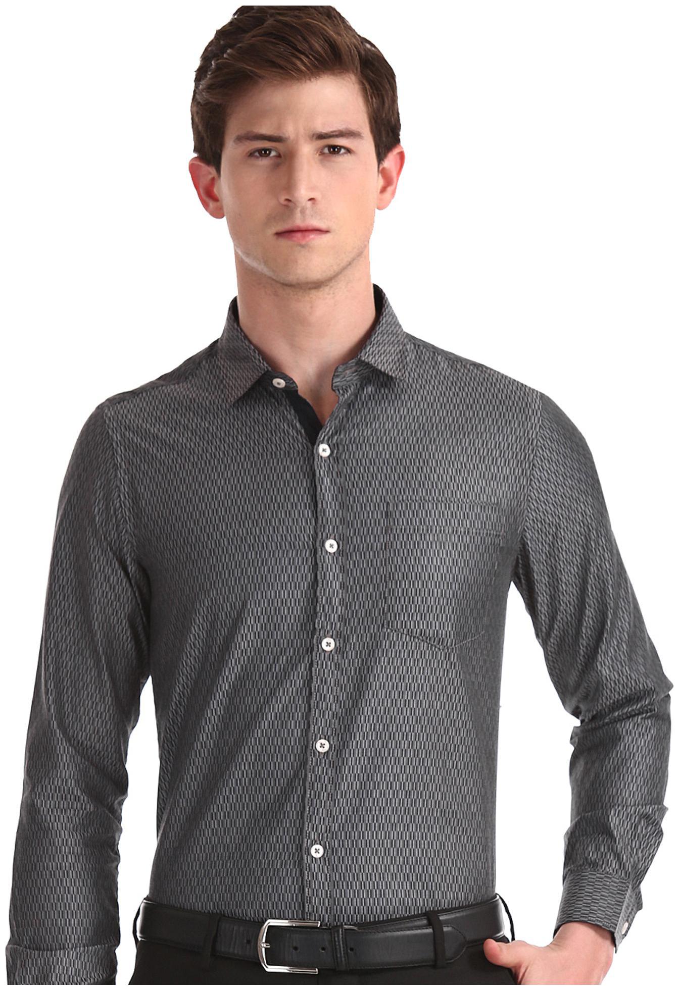 

Excalibur Men Slim fit Formal Shirt - Grey
