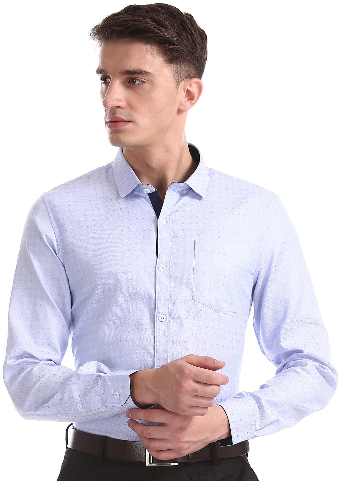 

Excalibur Men Regular fit Formal Shirt - Blue