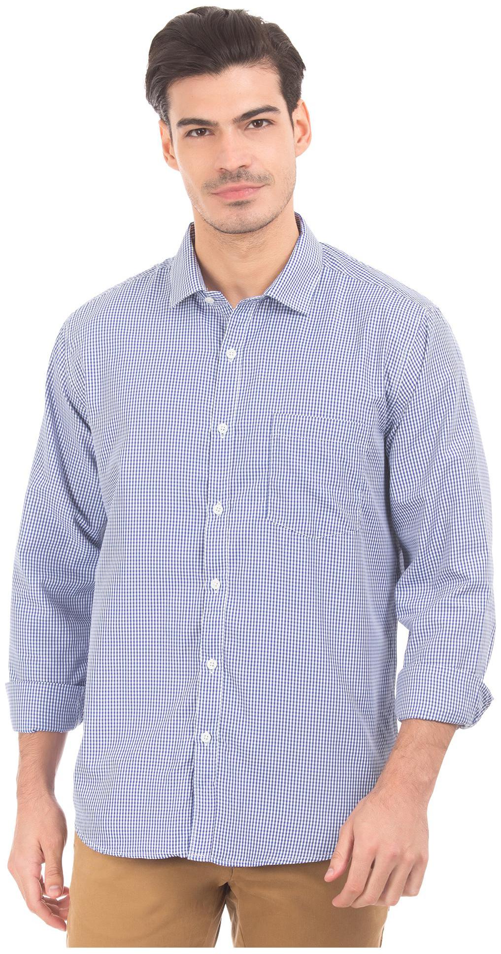 

Excalibur Men Regular fit Formal Shirt - Blue