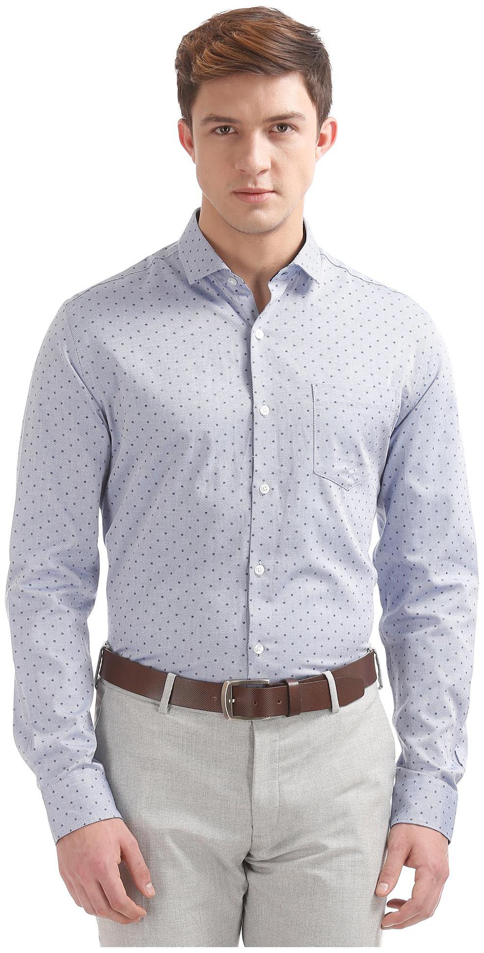 

Excalibur Men Regular fit Formal Shirt - Blue