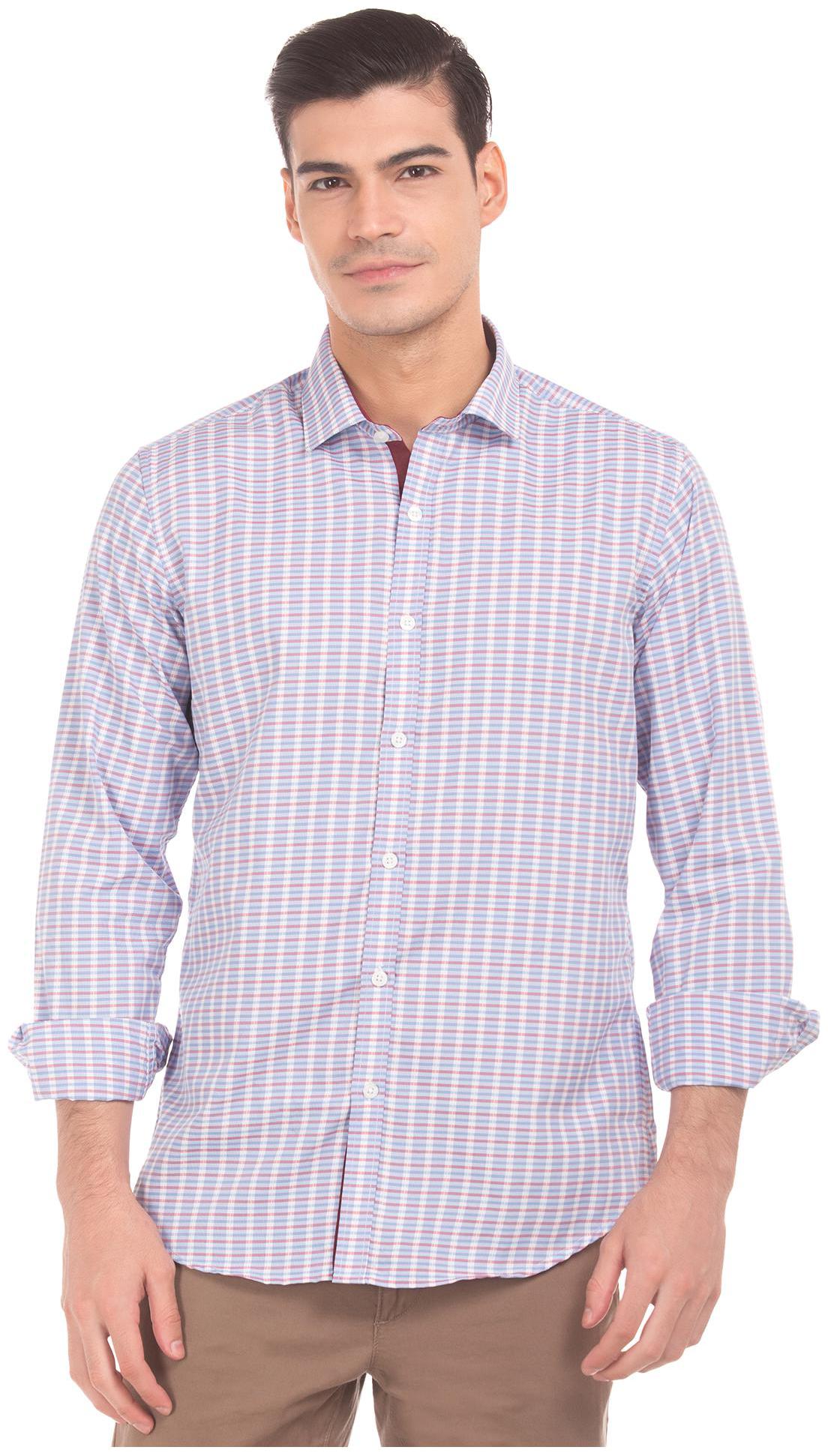 

Excalibur Men Regular fit Formal Shirt - Blue