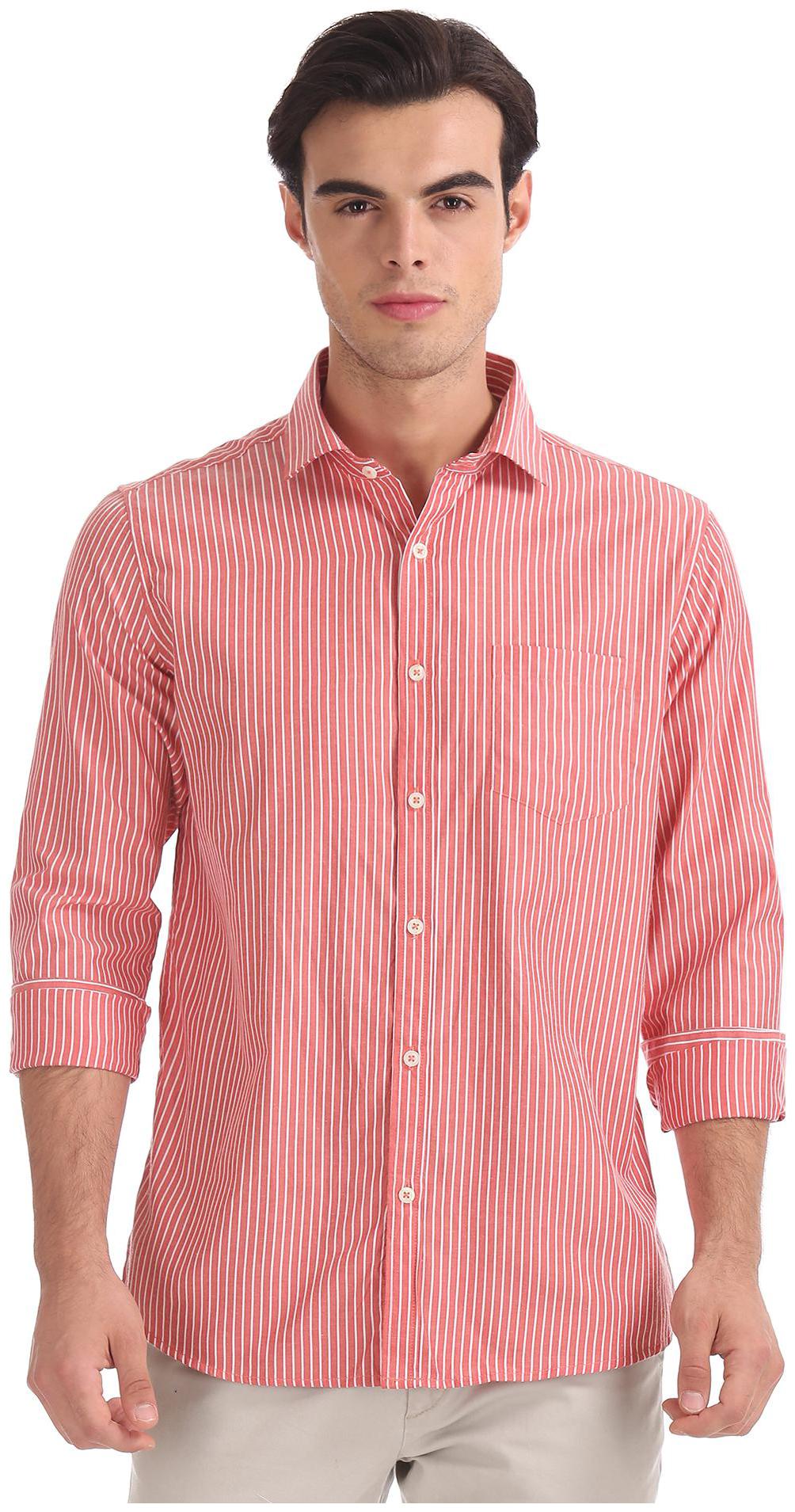 

Excalibur Men Regular fit Formal Shirt - Red