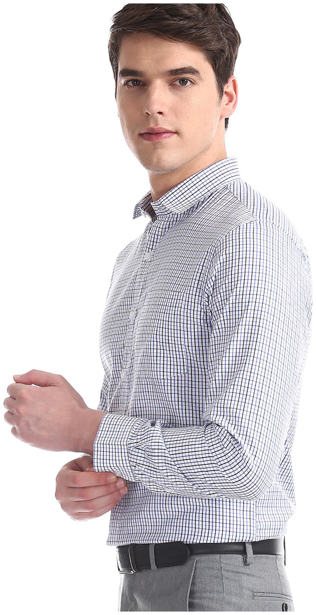 

Excalibur Men Regular fit Formal Shirt - Blue