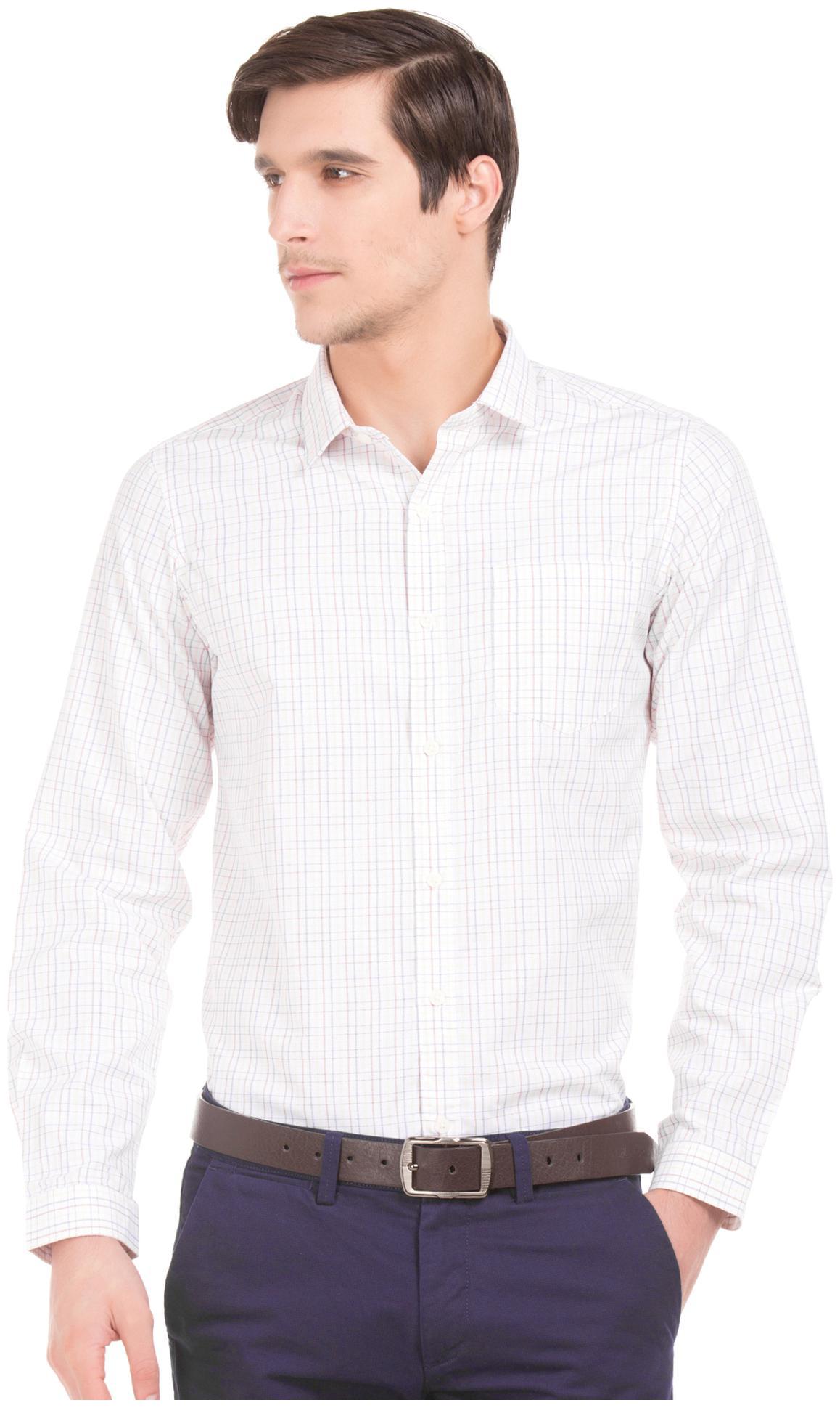 

Excalibur Men Slim fit Formal Shirt - White