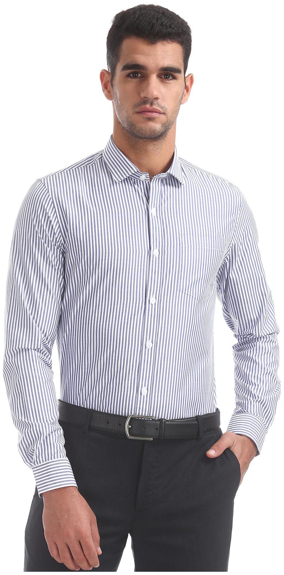 

Excalibur Men Regular fit Formal Shirt - Blue