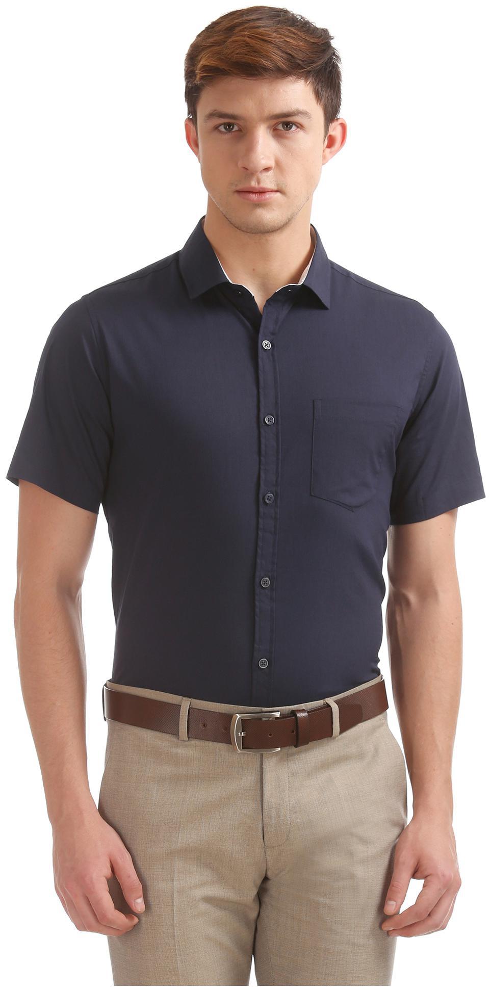 

Excalibur Men Slim fit Formal Shirt - Blue