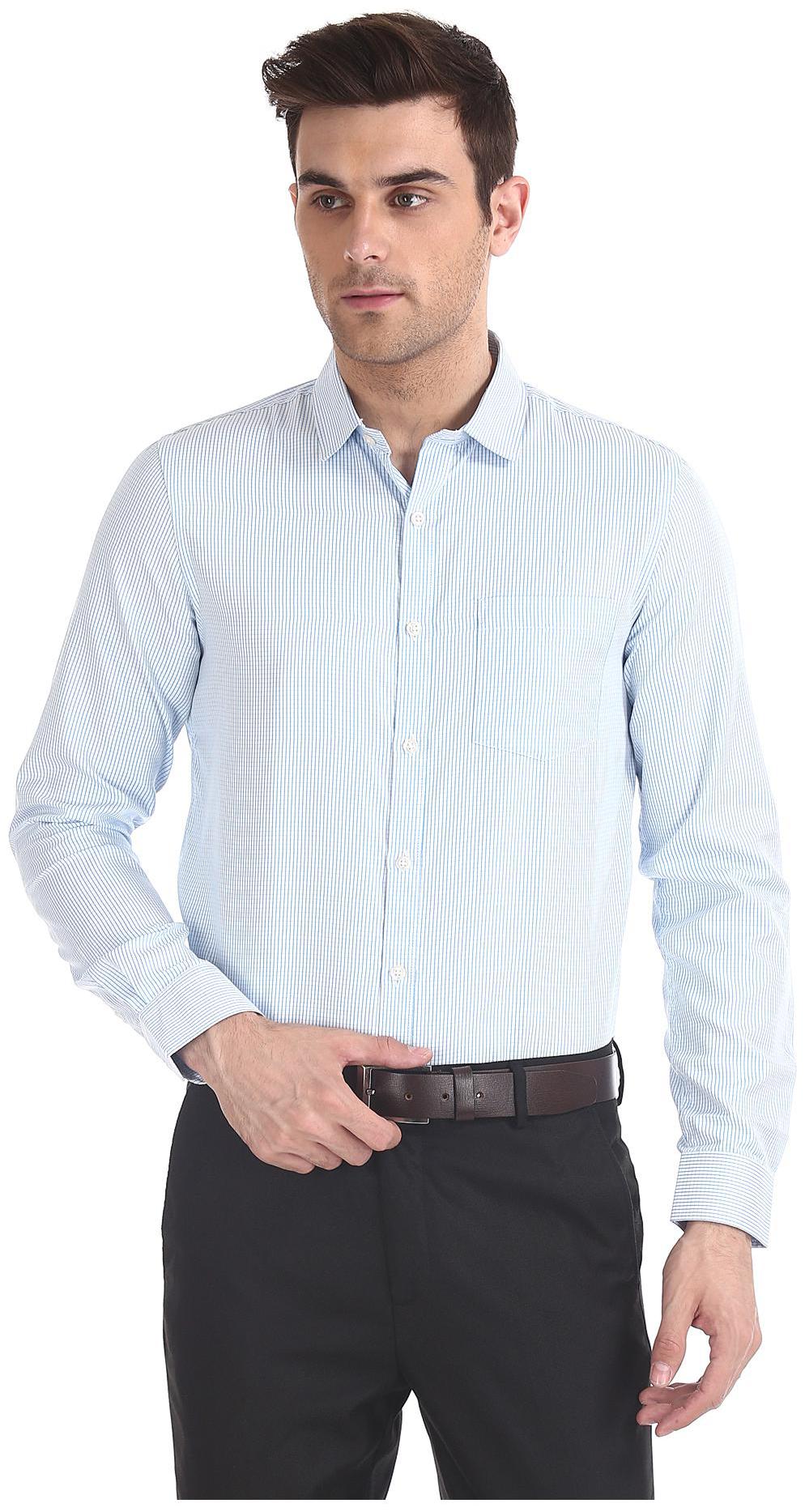 

Excalibur Men Regular fit Formal Shirt - White