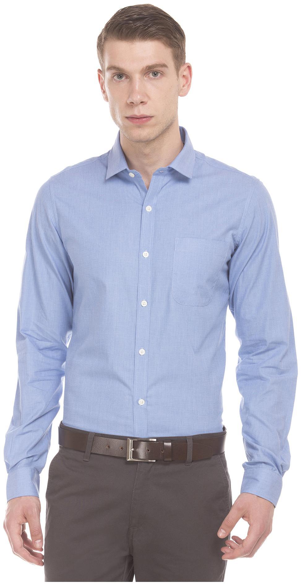 

Excalibur Men Slim fit Formal Shirt - Blue