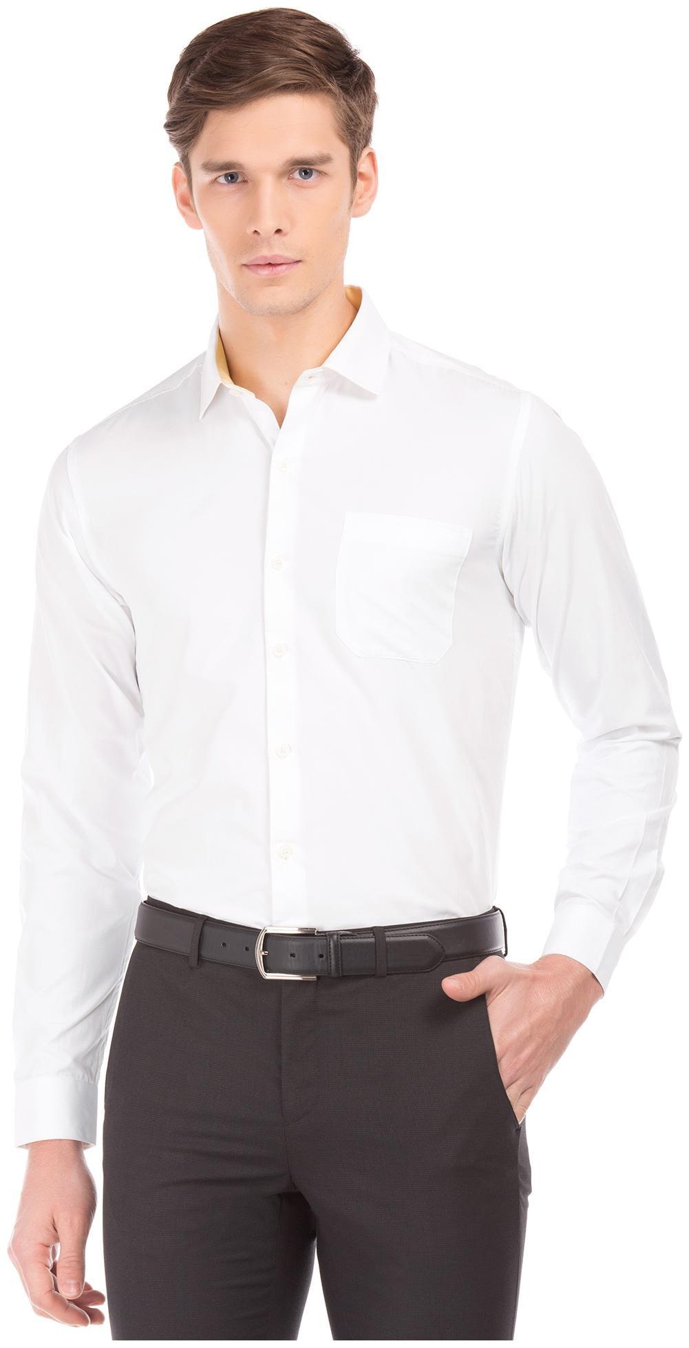 

Excalibur Men Regular fit Formal Shirt - White