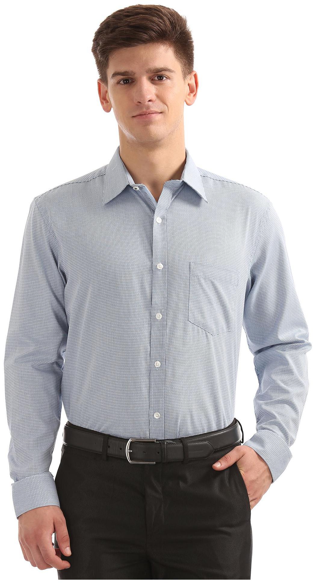 

Excalibur Men Regular fit Formal Shirt - Blue