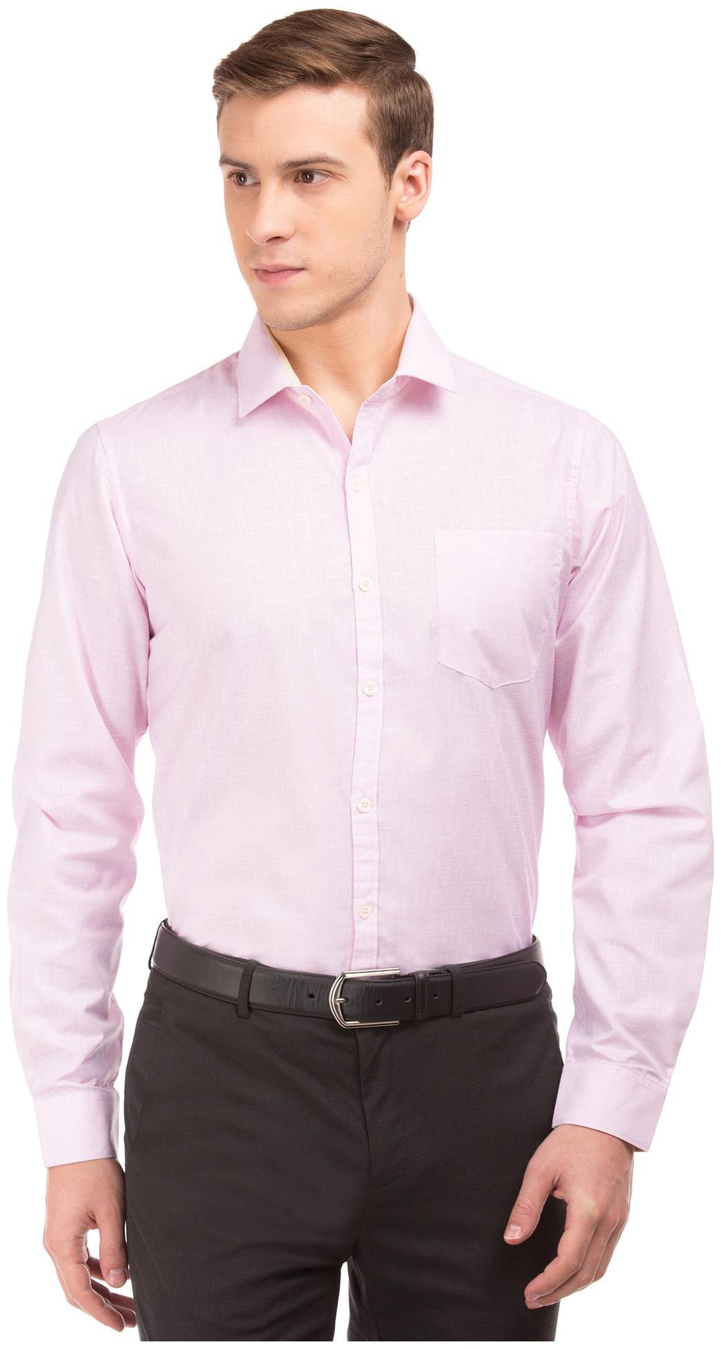 

Excalibur Men Slim fit Formal Shirt - Pink