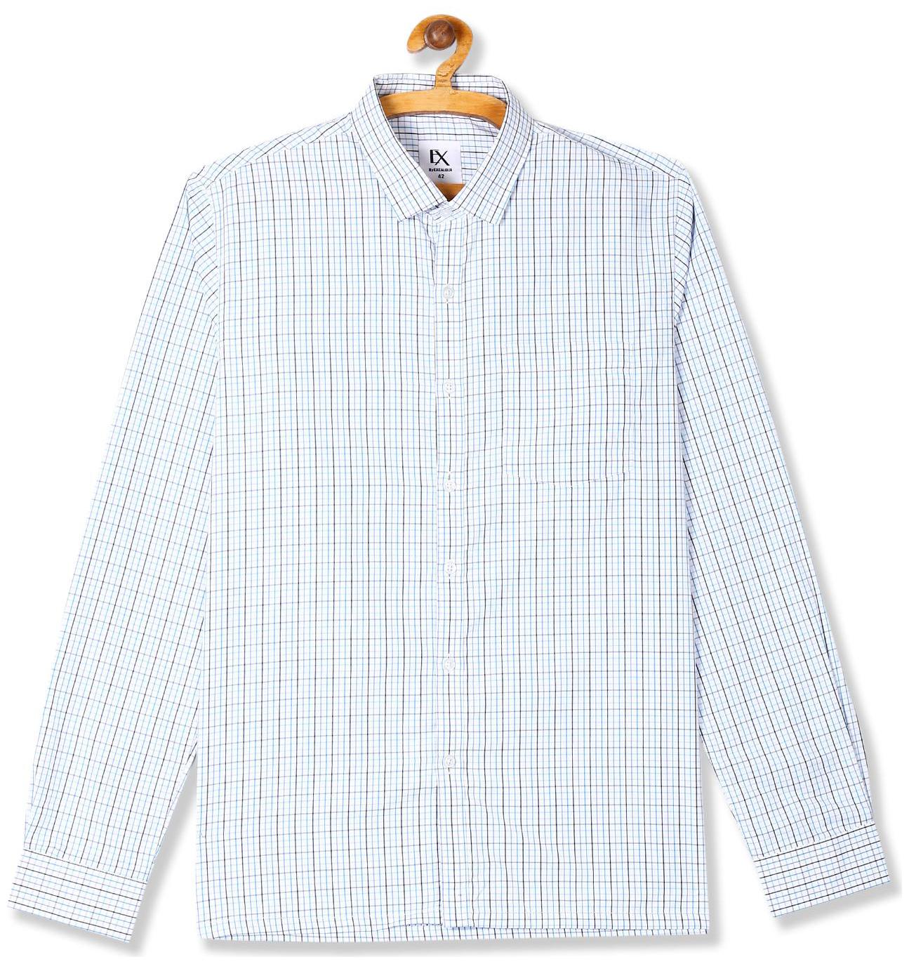 

Excalibur Men Regular fit Formal Shirt - White
