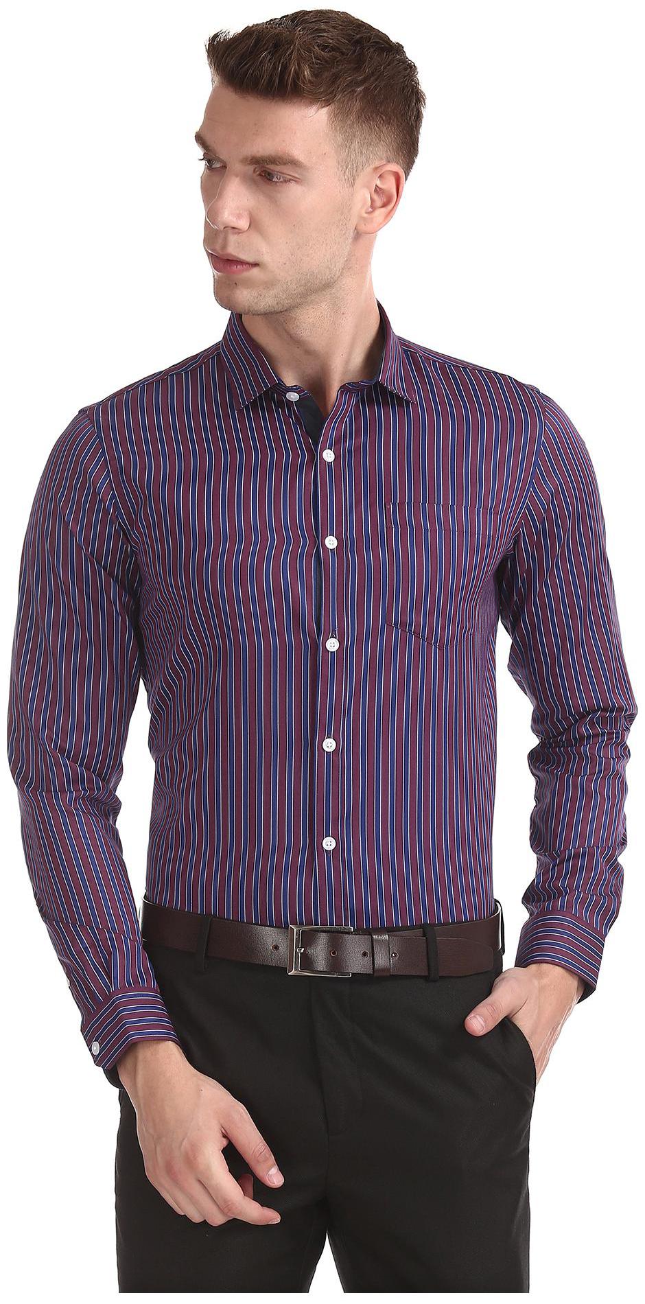 

Excalibur Men Regular fit Formal Shirt - Blue