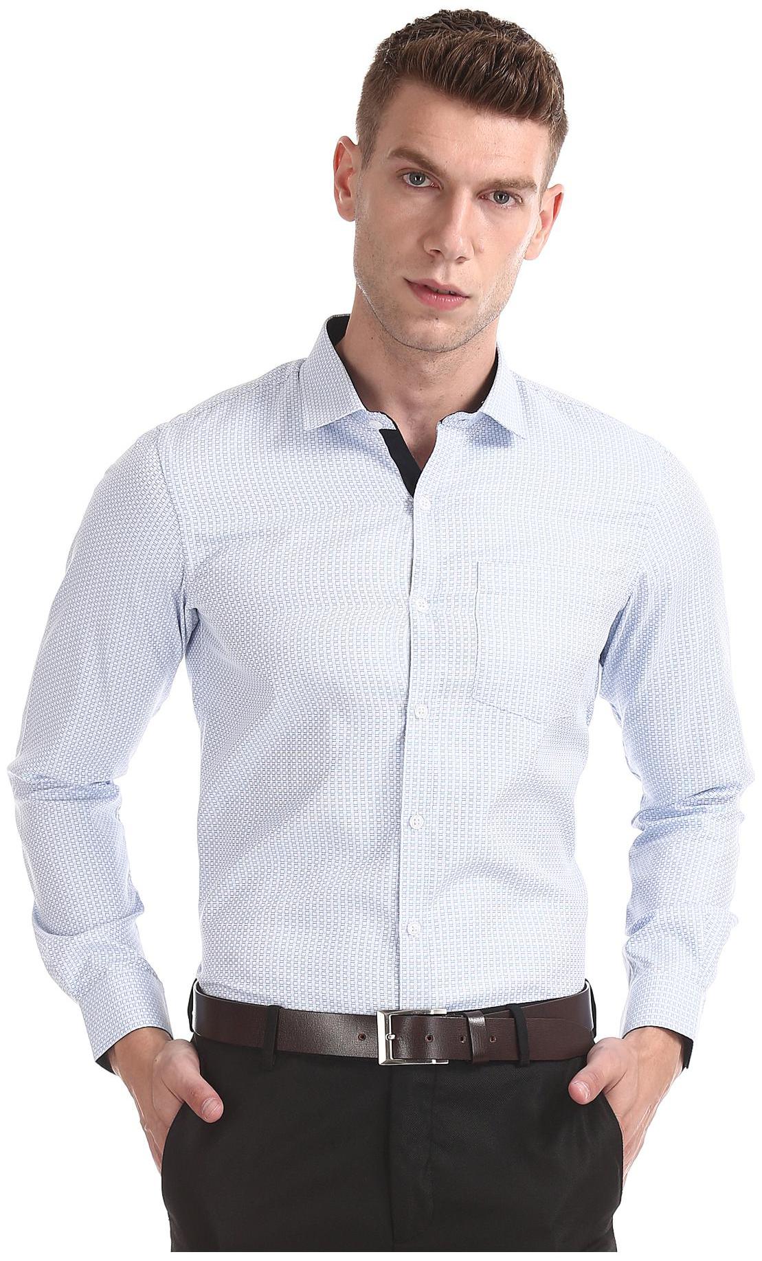 

Excalibur Men Regular fit Formal Shirt - Blue