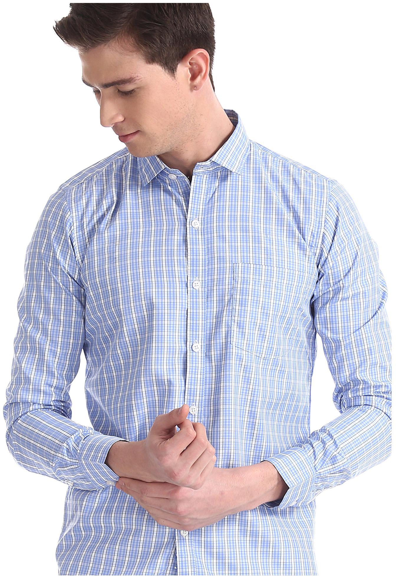 

Excalibur Men Regular fit Formal Shirt - Blue