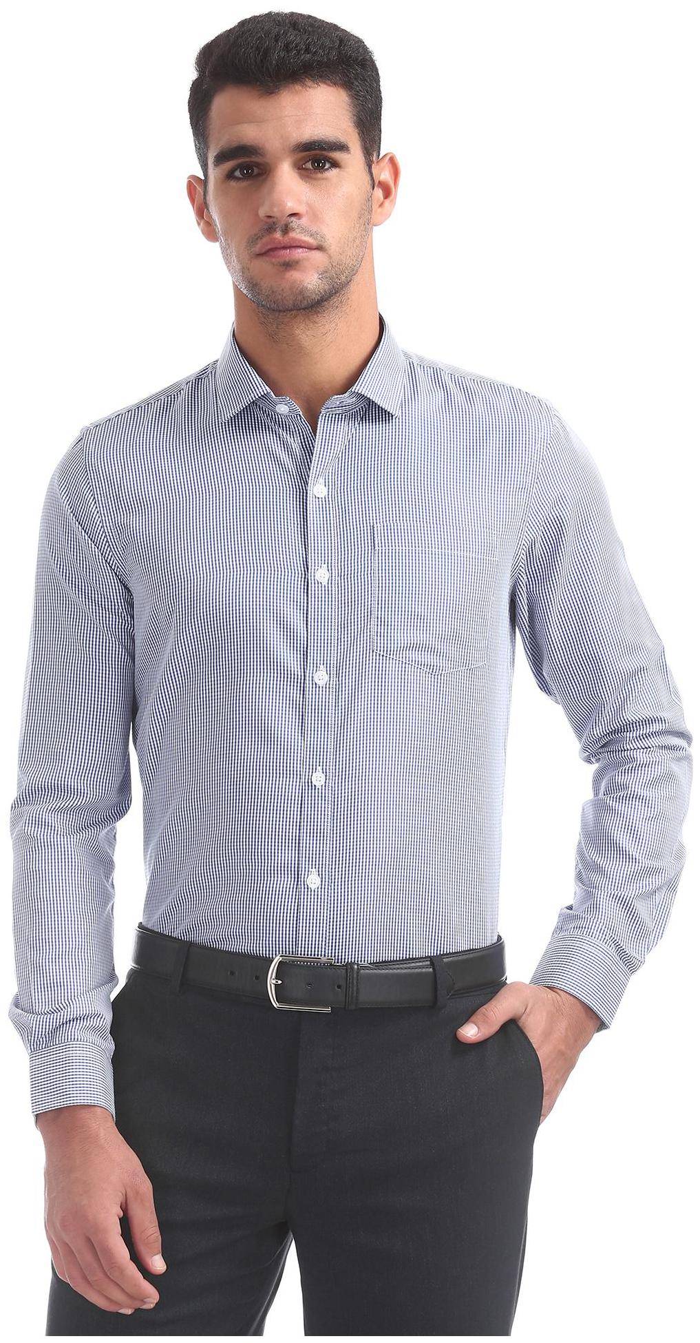 

Excalibur Men Regular fit Formal Shirt - Blue