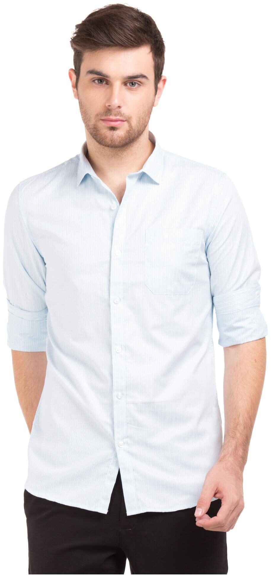 

Excalibur Men Slim fit Formal Shirt - Blue