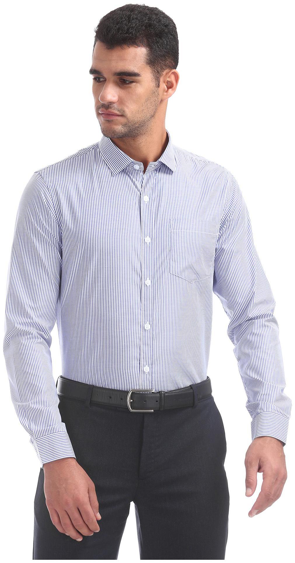 

Excalibur Men Regular fit Formal Shirt - Blue