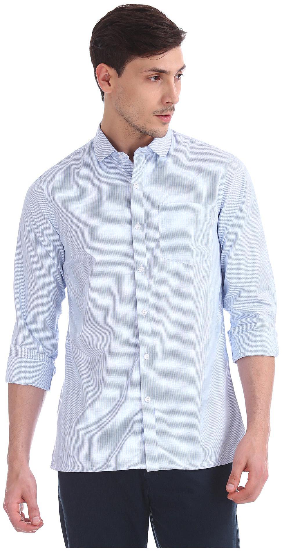 

Excalibur Men Regular fit Formal Shirt - Blue