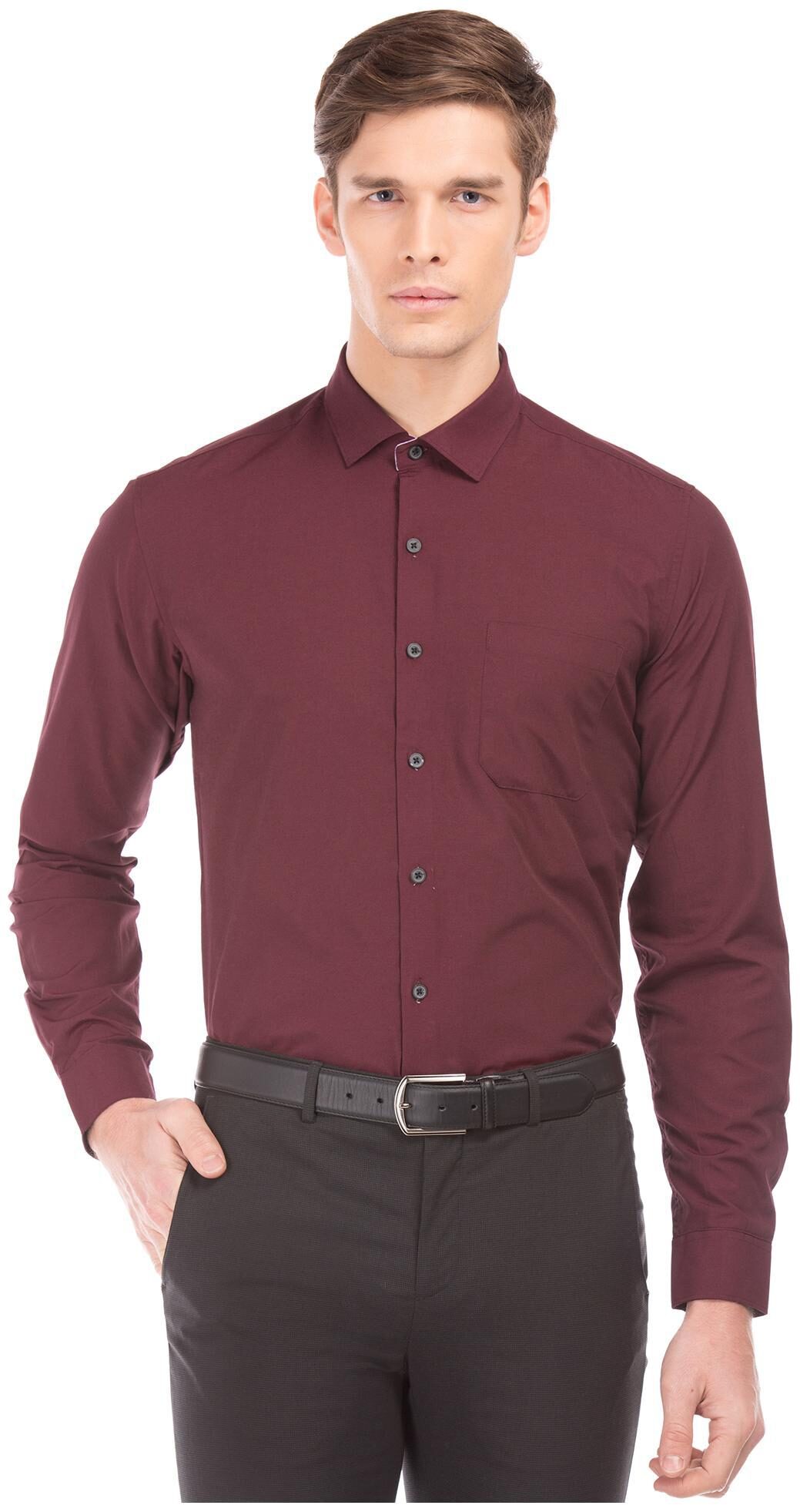 

Excalibur Men Regular fit Formal Shirt - Red