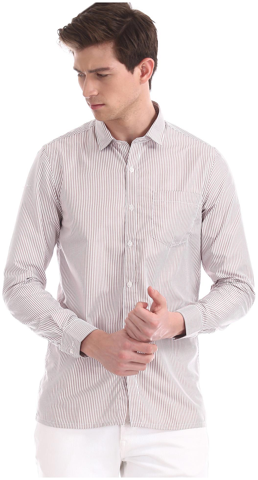

Excalibur Men Regular fit Formal Shirt - Brown