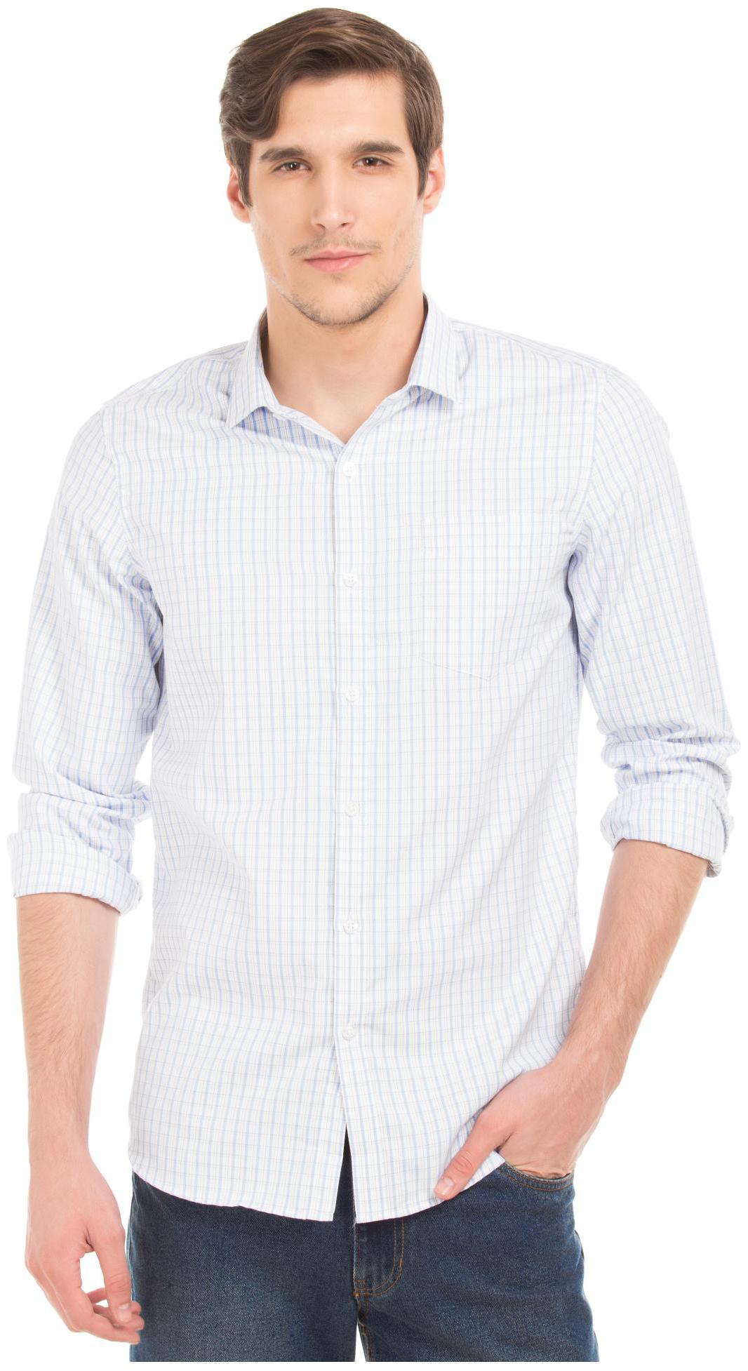 

Excalibur Men Slim fit Formal Shirt - White