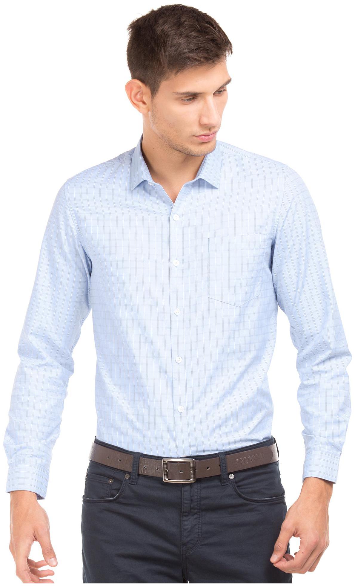 

Excalibur Men Slim fit Formal Shirt - Blue