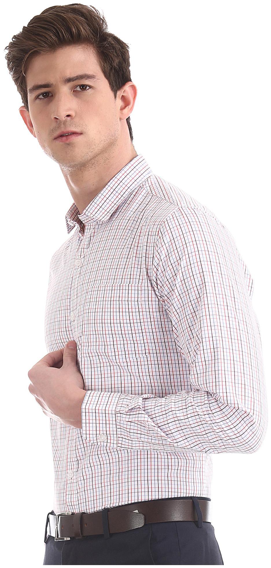 

Excalibur Men Regular fit Formal Shirt - White