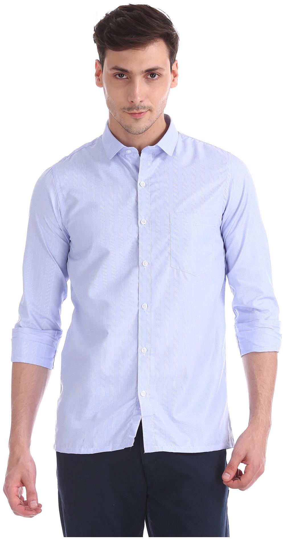 

Excalibur Men Regular fit Formal Shirt - Blue