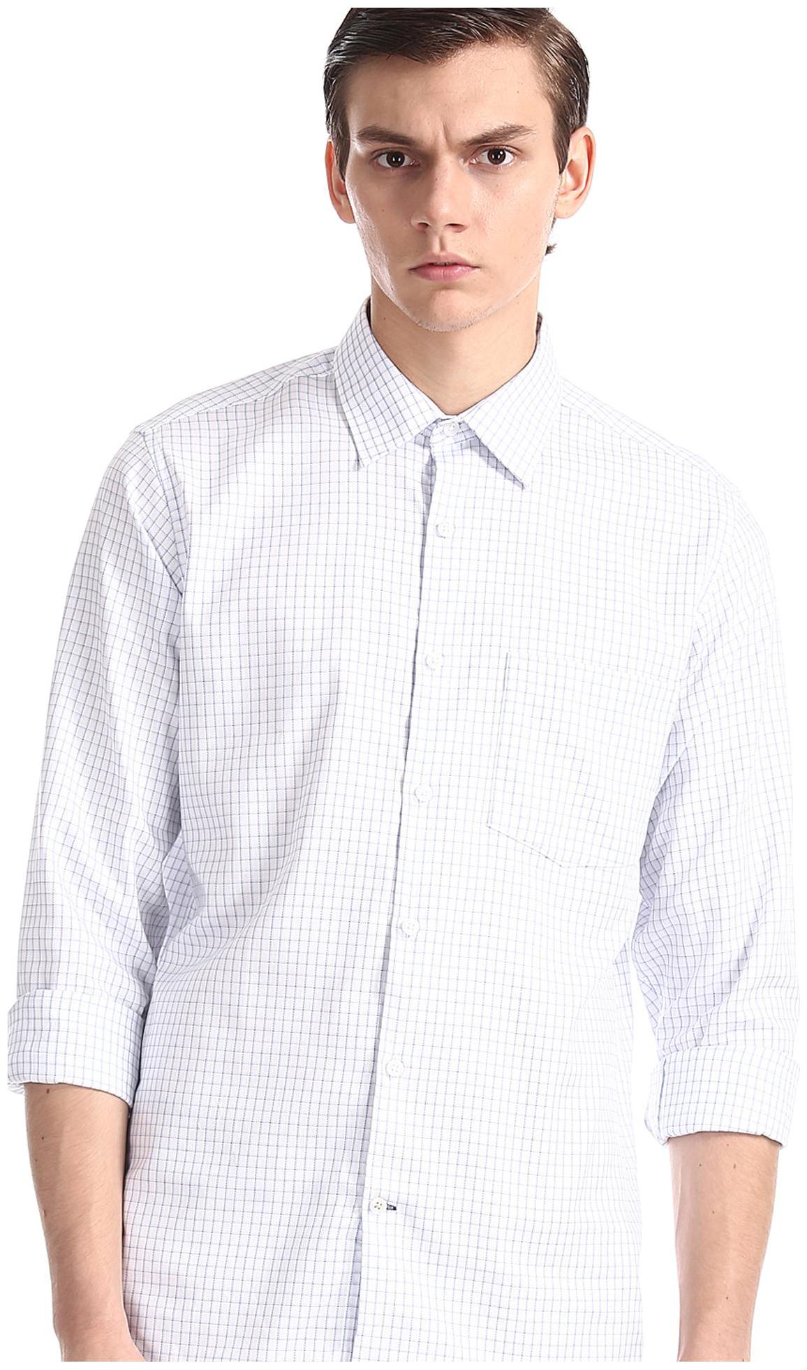 

Excalibur Men Regular fit Formal Shirt - White