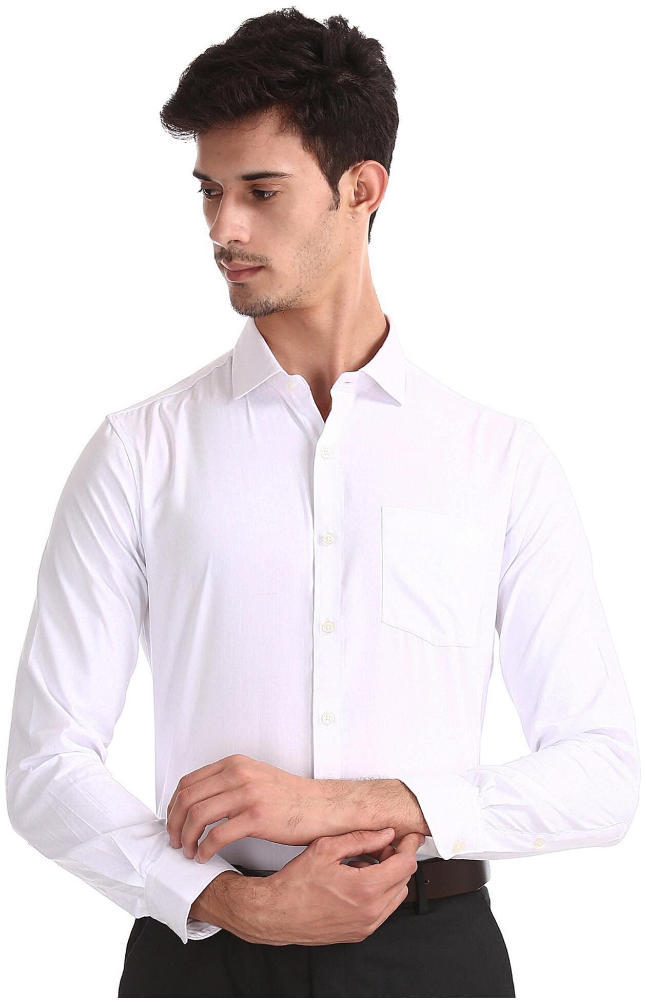 

Excalibur Men Slim fit Formal Shirt - White
