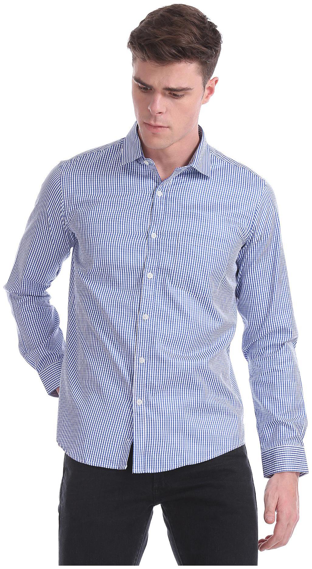 

Excalibur Men Regular fit Formal Shirt - Blue