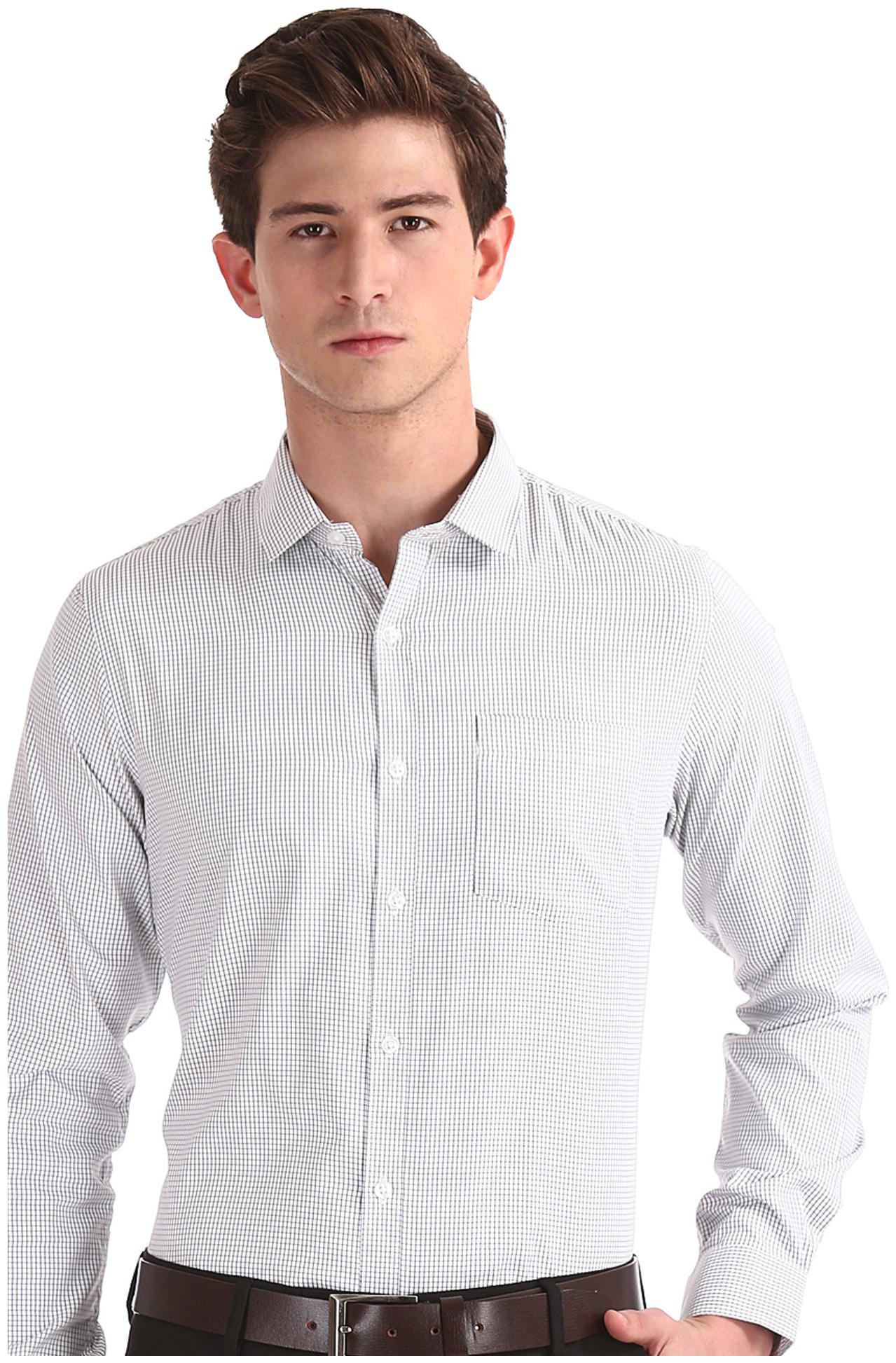 

Excalibur Men Regular fit Formal Shirt - White