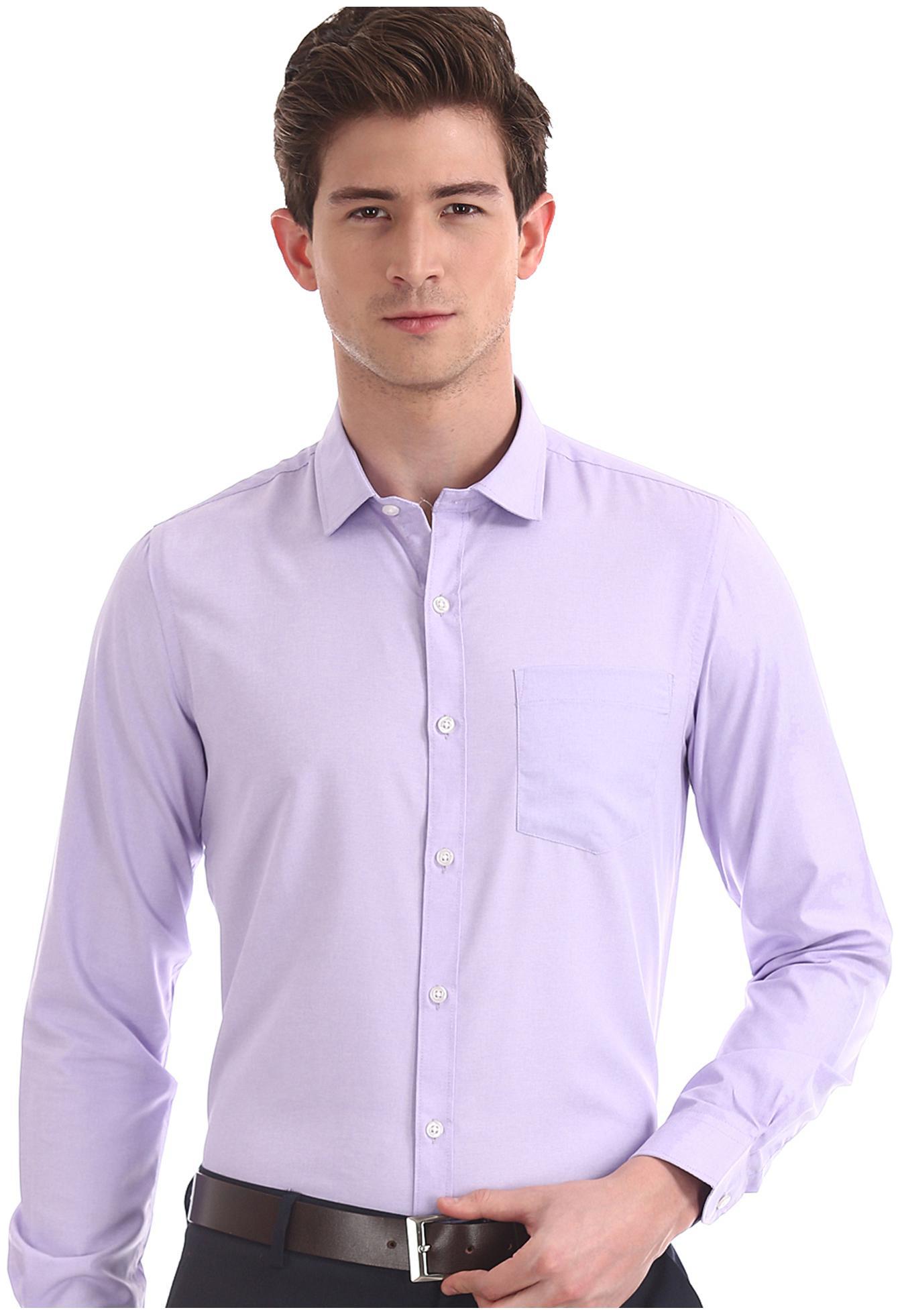 

Excalibur Men Regular fit Formal Shirt - Purple